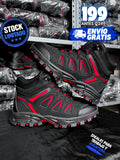 Bota Outdoor Antideslizante negro